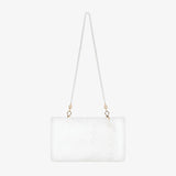 Меховая муфта с жемчужной цепочкой