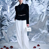 Жакет из бархата с вышивкой Купава