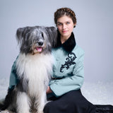 Тулуп с норковым воротником Снежица