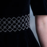 Платье со стеклярусом