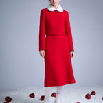 Женская шерстяная юбка Жар-птица