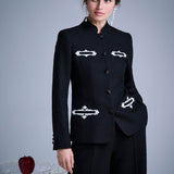 Жакет из букле с вышивкой Власта