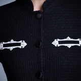 Жакет из букле с вышивкой Власта