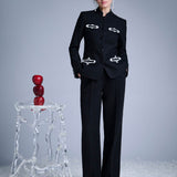 Жакет из букле с вышивкой Власта