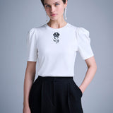 Топ с вышивкой Настенька