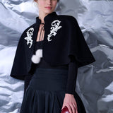 Кейп с вышивкой Забава