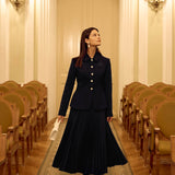 Жакет с декоративным платком