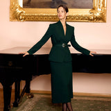 Жакет с поясом