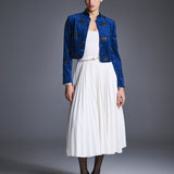 Блуза-жакет из велюра