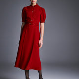 Платье из крепа