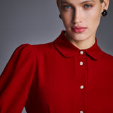 Платье из крепа