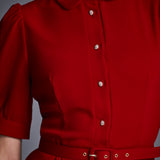 Платье из крепа