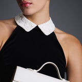 Платье из бархата Голубка