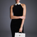 Платье из бархата Голубка