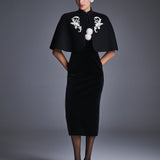 Кейп с вышивкой Забава