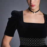 Платье с вышивкой Василина