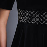 Платье с вышивкой Василина