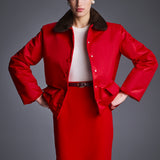 Тулуп Жар-птица с норковым воротником