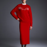 Юбка вязаная Зарница