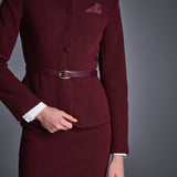 Жакет с декоративным платком