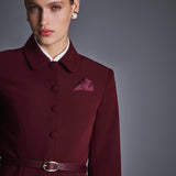 Жакет с декоративным платком