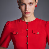 Платье из крепа