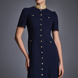 Платье из крепа