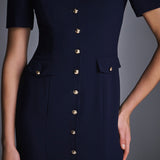 Платье из крепа