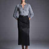 Кардиган из шелка и хлопка