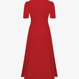 Платье из крепа