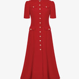 Платье из крепа