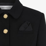 Жакет с декоративным платком