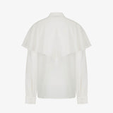 Блуза из шелка Лебедушка