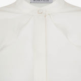 Блуза из шелка Лебедушка