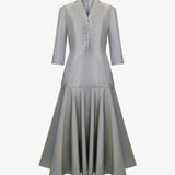 Платье с меховыми манжетами Княжна