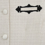 Жакет из букле с вышивкой Ясна