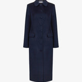 Пальто с воротником из норки