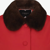 Тулуп Жар-птица с норковым воротником