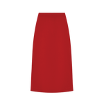 Юбка-трапеция из шерсти Жар-птица