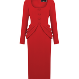 Платье миди Зарница