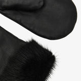 Варежки с меховой отделкой Снежица