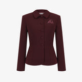 Жакет с декоративным платком