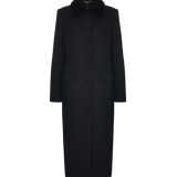 Пальто с воротником из норки Купава