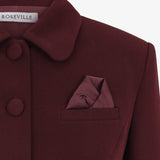 Жакет с декоративным платком