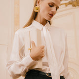 Блуза с бантом