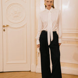 Блуза с бантом