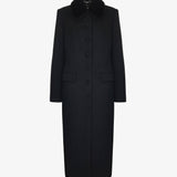 Пальто с воротником из норки Купава