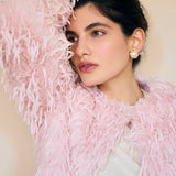 Жакет из перьев Swan